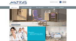 Desktop Screenshot of matifas.com